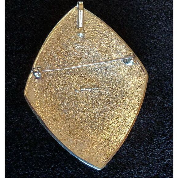 SARAH COVENTRY - Vintage (1961) Signed Silvertone “Silvery Nile” Pendant/Brooch - Picture 2 of 11